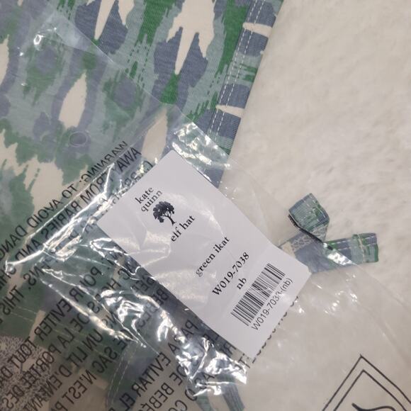 Kate Quinn Green Ikat Elf Hat - Picture 2 of 2